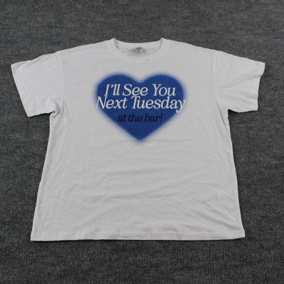 Boys Lie Shirt Womens S M Megan Moroney See You At the Bar Boyfriend Tee Concert - Picture 2 of 11